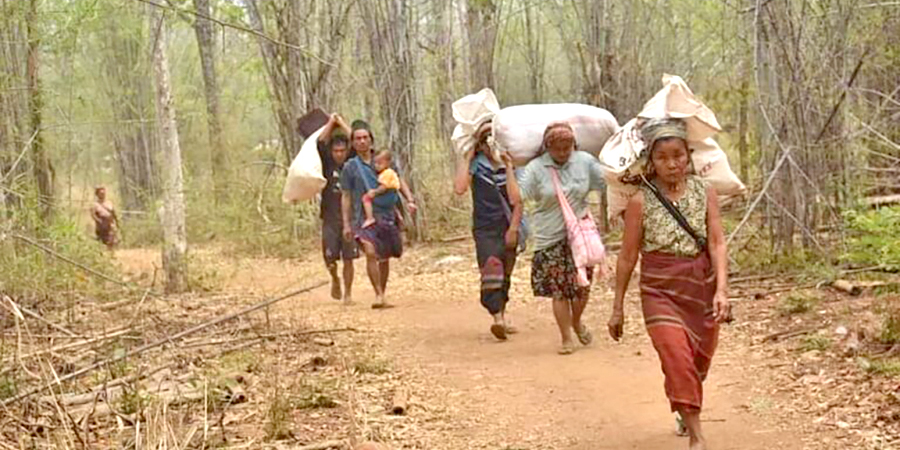 တပ်မဟာ ၆ တိုက်ပွဲတွင် စစ်ကောင်စီက ဒဏ်ရာရသူများပြား၊ လူနာကြိုယာဉ်တန်း မိုင်းဆွဲခံရ
