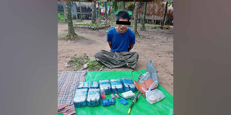 ပုလောတွင် မူးယစ်ဆေးဝါးရောင်းချသူ ၁ ဦးကို PDF ဖမ်းဆီး