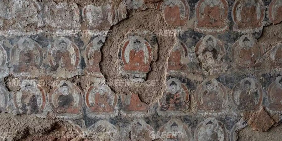 တရုတ်တွင် ရာသီဥတုဖောက်ပြန်မှုကြောင့် ရှေးဟောင်း နံရံဆေးရေးပန်းချီများ ပျက်စီး