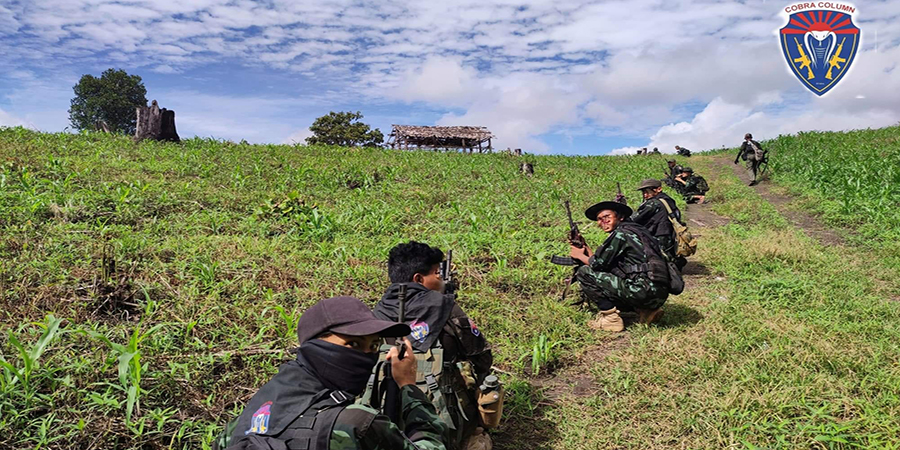 နတ်ခတ်တောင်တိုက်ပွဲတွင် စစ်ကောင်စီယာယီဗိုလ်မှူး ၁ ဦးသေပြီး စစ်ကြောင်းပိတ်ဆို့ခံထားရ