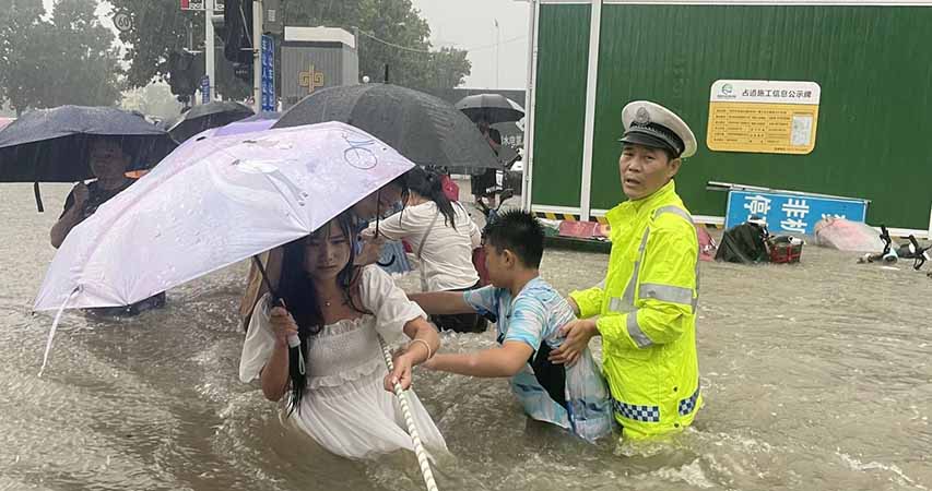 တရုတ်တွင် မိုးသည်းထန်စွာ ဆက်ရွာမည်