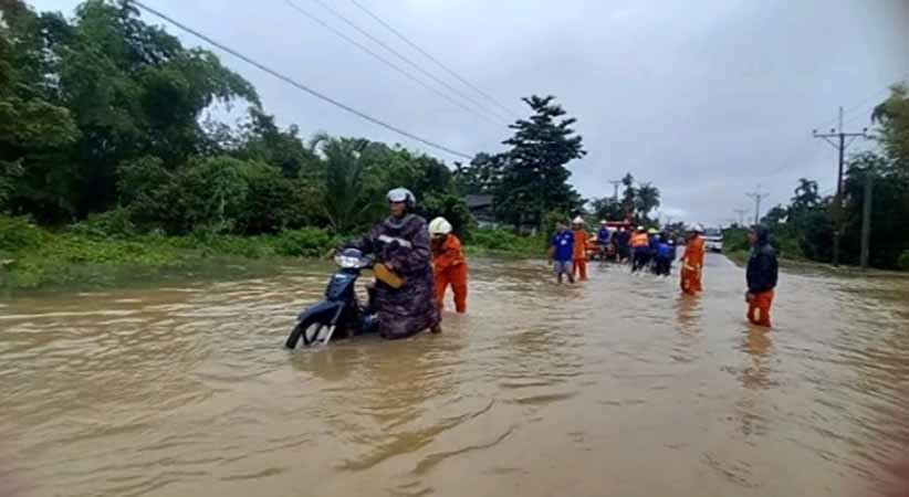 တနင်္သာရီကမ်းရိုးတန်းနှင့် ကုန်းတွင်းဒေသများ မိုးသည်းထန်ရေကြီးရေလျှံ မြေပြိုနိုင်