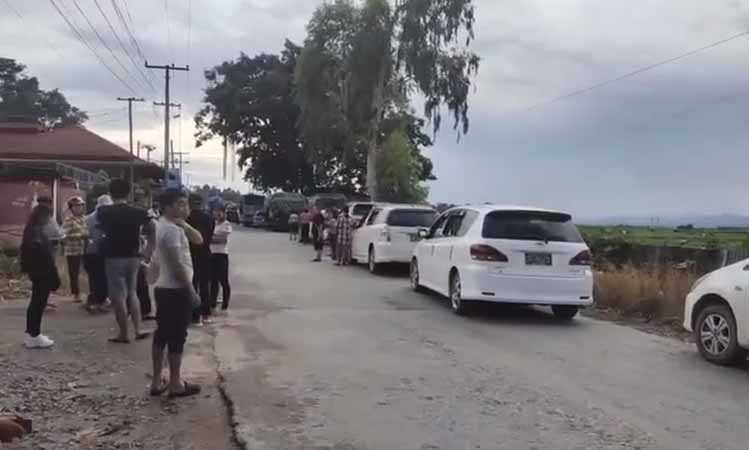 မူဆယ်-နမ့်ခမ်းကြား ဇယ်လန့်ရွာအနီး စစ်ကောင်စီနှင့် TNLA တို့ တိုက်ပွဲဖြစ်