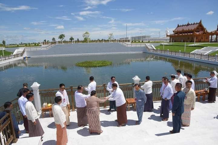 စစ်ခေါင်းဆောင် တည်နေသည့် ဘုရားအတွက် ခရိုနီများက ကျပ် ၁၇ ဘီလံကျော် ထပ်မံလှူဒါန်း