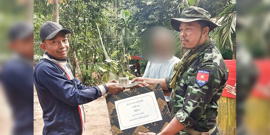 မြိတ် ခလရ ၁၀၃ မှ တပ်ကြပ်ကြီး ၁ ဦးနှင့် ကောလင်း၌ တပ်သား ၃ ဦး လက်နက်ဖြင့် အလင်းဝင်