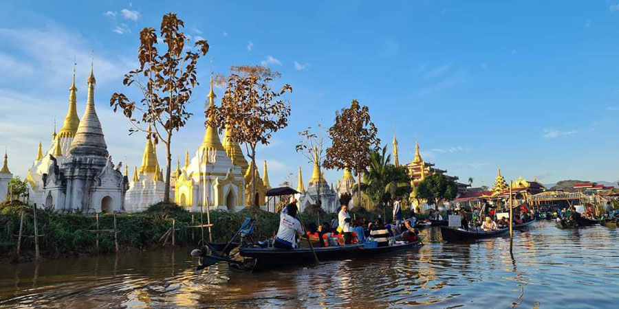 စက်သုံးဆီဈေးမြင့်တက်လာသဖြင့် အင်းလေးစက်လှေမောင်းသူတချို့ လုပ်ငန်းရပ်နားထားရ