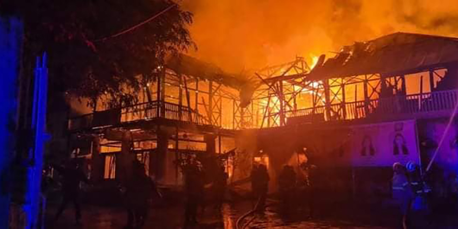 မော်လမြိုင် အမှတ် (၉) အထက်တန်းကျောင်း မီးလောင်
