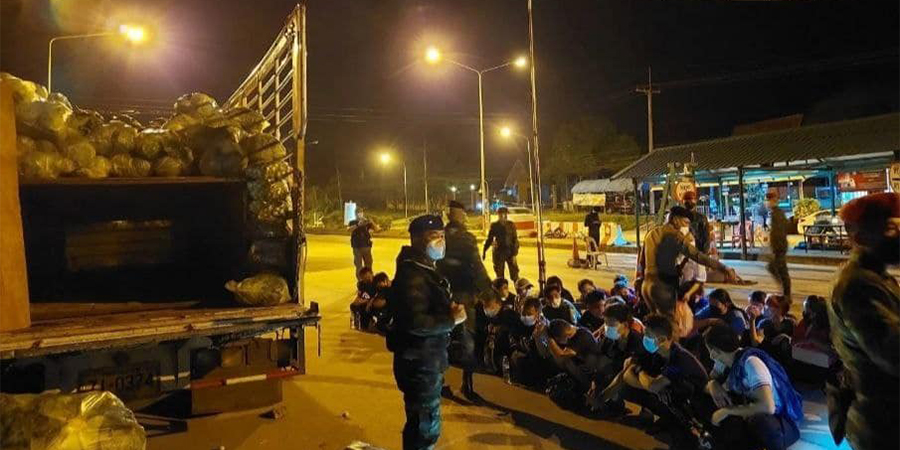 ထိုင်းနိုင်ငံ၊ မဲဆောက်တွင် တရားမဝင် ဝင်ရောက်သည့် မြန်မာနိုင်ငံသား ၅၂ ဦး ဖမ်းဆီးခံရ