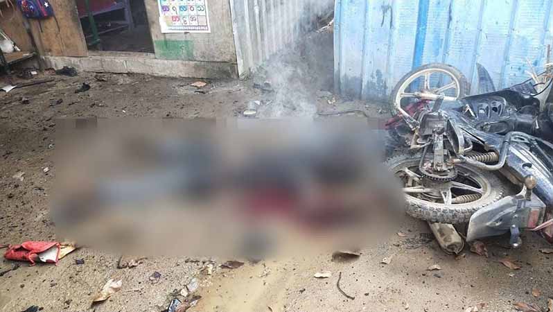 မူဆယ်ကားဝပ်ရှော့‌တွင် ပေါက်ကွဲမှုဖြစ်ပွားပြီး ၁ ဦး သေဆုံး