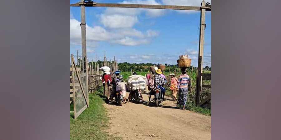 မင်းကင်းတွင် စစ်တပ်စစ်ကြောင်းထိုးလာ၍ ဒေသခံထောင်ချီတိမ်းရှောင်ရ