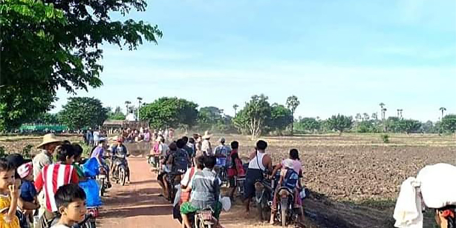 ရွှေဘို စစ်‌ဘေးရှောင် ၁,၀၀၀ ကျော် ရိက္ခာပြတ်လပ်နေ