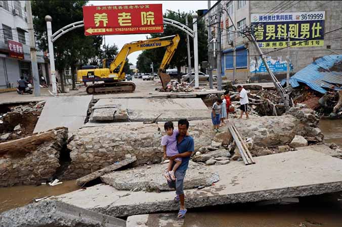 တိုက်ဖွန်းမုန်တိုင်းကြောင့် တရုတ်နိုင်ငံ ရှူးလန်မြို့တွင် လူ ၁၄ ဦး သေဆုံး