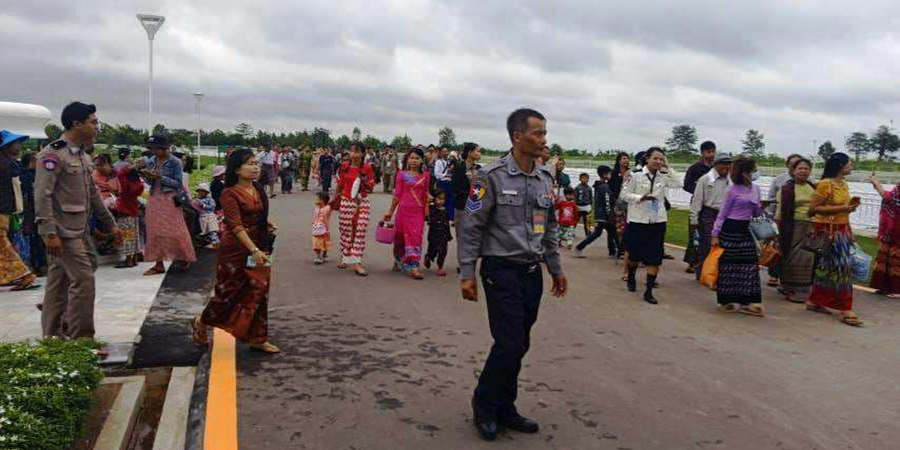 မာရဝီဇယဘုရားဖွင့်ပွဲသို့ စစ်ကောင်စီတပ်နဲ့ရဲ အင်အား ၅၀၀၀ ကျော် လာရောက်