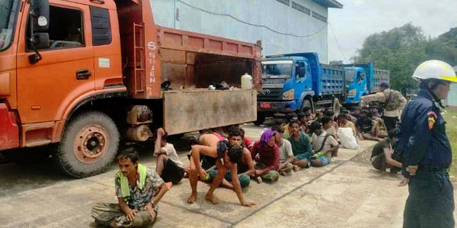 သံဖြူဇရပ်တွင် ရိုဟင်ဂျာ ၁၄၃ ယောက်ကို စစ်ကောင်စီတပ် ဖမ်းဆီး