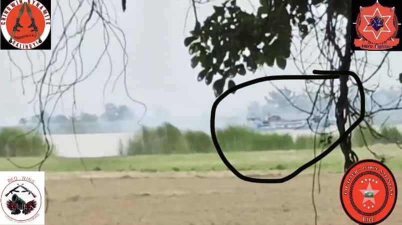 ဆားလင်းကြီးတွင် စစ်ကောင်စီတပ်များ တိုက်ခံရပြီး အသေအပျောက်ရှိ