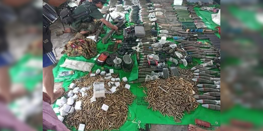 ဖရူဆိုတွင် စစ်ကောင်စီတပ် တိုက်ခိုက်ခံရပြီး လက်နက်များ သိမ်းဆည်းမိ