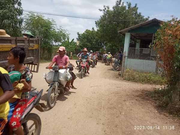 လက်ပံတောင်းတောင်အနီးကျေးရွာများကို စစ်ကြောင်းထိုးပြီး ပြည်သူ ၇ ဦးကို စစ်တပ်က ဖမ်းဆီး