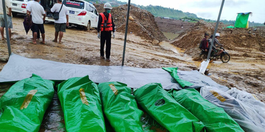 ဖားကန့် မြေပြိုမှုတွင် ၃၇ ဦးခန့်ပါသွားပြီး ၁၅ ဦး၏ ရုပ်အလောင်းတွေ့