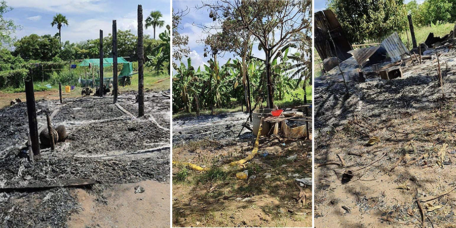 ဘုတလင်တွင် MDF ကင်းစခန်း မီးရှို့ဖျက်ဆီးခံရ၊ ကျပ်သိန်း ၂၀၀ ခန့်ဆုံးရှုံး