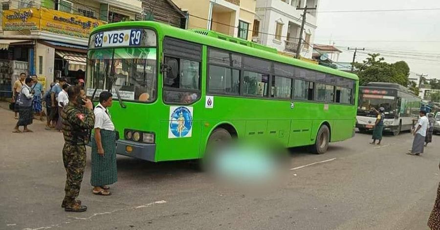 ထောက်ကြန့်တွင် ဘုန်းကြီး ၁ ပါး YBS တိုက်ခံရပြီး ပျံလွန်