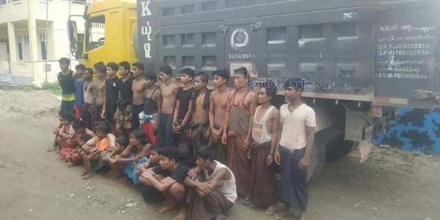 ကြံခင်းမြို့နယ်တွင် ရိုဟင်ဂျာ ၂၇ ဦးနှင့် ယာဥ်မောင်း ဖမ်းမိ