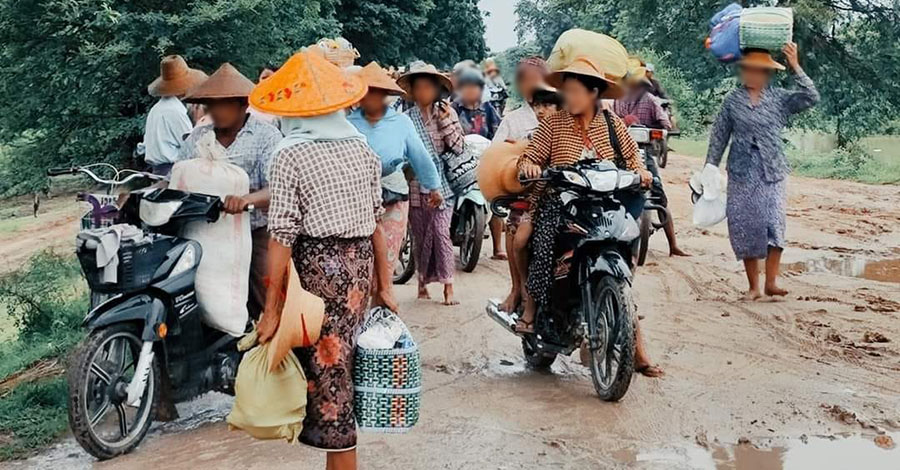 နတ်မောက်၊ ပခုက္ကူနှင့် ခင်ဦးတွင် ပစ်ခတ်မှုဖြစ်၊ စစ်ကိုင်းမြို့နယ် ထန်းကြီးရွာကို စစ်တပ်မီးရှို့