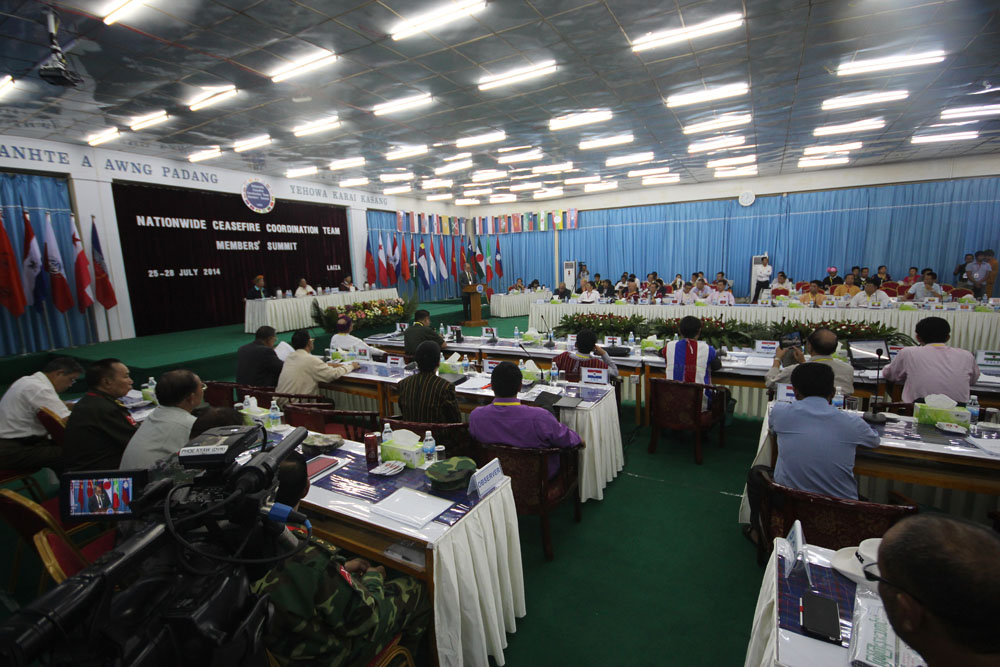 အန္စီစီတီထိပ္သီးအစည္းအေ၀း အပစ္ရပ္စာခ်ဳပ္္မူၾကမ္း ၇ ခန္းထိ ေဆြးေႏြးၿပီးစီး