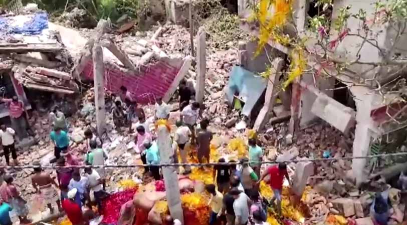 အိန္ဒိယ၌ မီးရှူးမီးပန်းစက်ရုံ ပေါက်ကွဲ၊ လူ ၅ ဦးထက်မနည်း သေဆုံး 