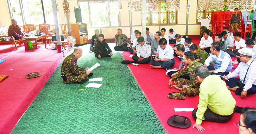 နေပြည်တော်ကို အချိန်မရွေး တိုက်ခိုက်လာနိုင်သဖြင့် သတိရှိကြရန် စစ်ကောင်စီ လိုက်လံနှိုးဆော်