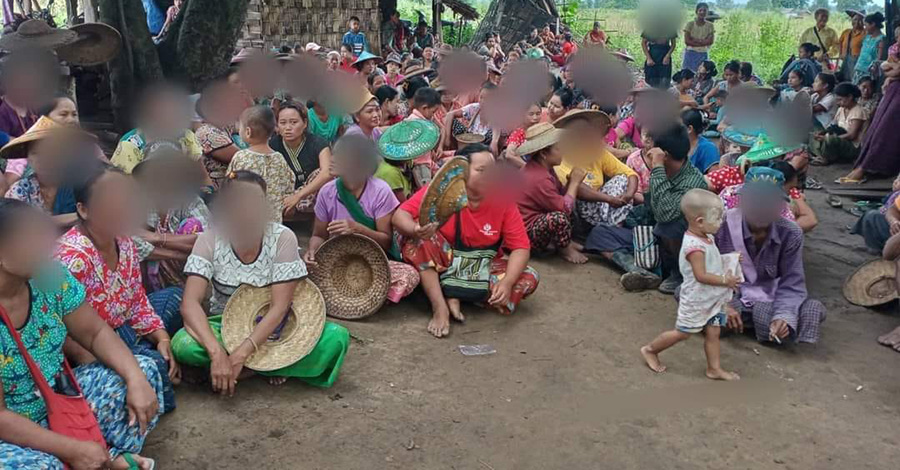 ကလေးမြို့နယ်ရှိ စစ်ရှောင်များ  ဆန်ပြတ်လပ်ပြီး အရေးပေါ်အကူအညီ လိုအပ်နေ 