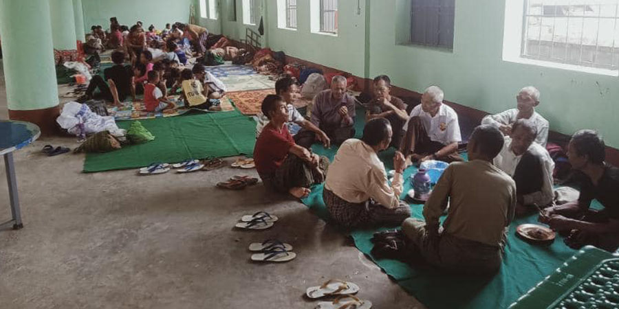 စစ်ကောင်စီတပ်နှင့် TNLA တိုက်ပွဲကြောင့် စစ်ဘေးဒုက္ခသည် ၆၀၀ ကျော် တိမ်းရှောင်နေ