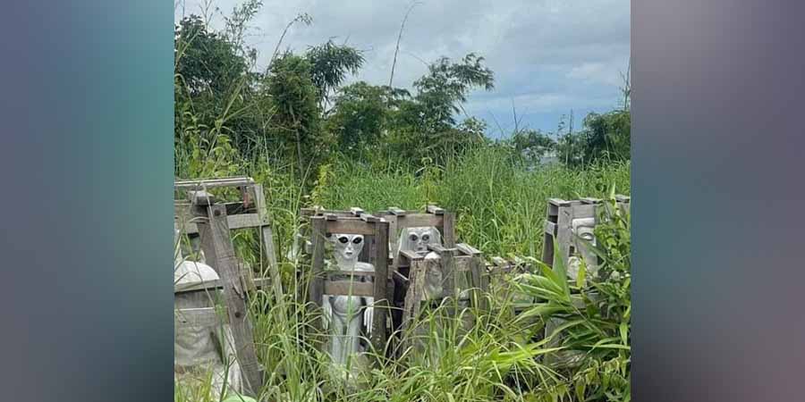 စစ်ကောင်စီတပ်က ဂြိုလ်သားပုံရုပ်တုများဖြင့် ယတြာချေနေဟု ကော်ဘရာပြော 