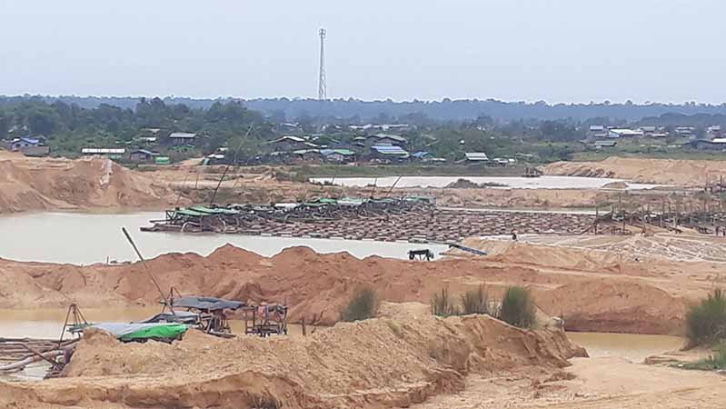 ခန္တီးနှင့် ဟုမ္မလင်းတွင် လောင်စာဆီနှင့် ကုန်ဈေးနှုန်း အဆမတန်မြင့်တက်၊ ရွှေမျောလုပ်ငန်း ရပ်တန့်
