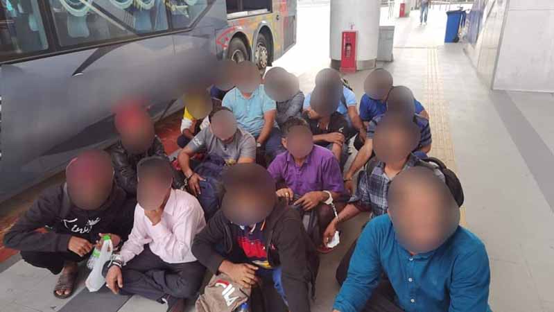 ကွာလာလမ်ပူတွင် တရားမဝင် မြန်မာနိုင်ငံသား ၁၆ ဦးအပါအဝင် ၃၆ ဦး ဖမ်းဆီးခံရ