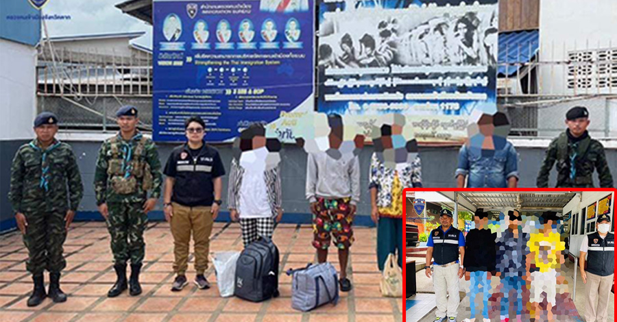 မဲဆောက်တွင် တရားမဝင်​ မြန်မာနိုင်ငံသား ၇ ဦး ဖမ်းဆီးခံရ