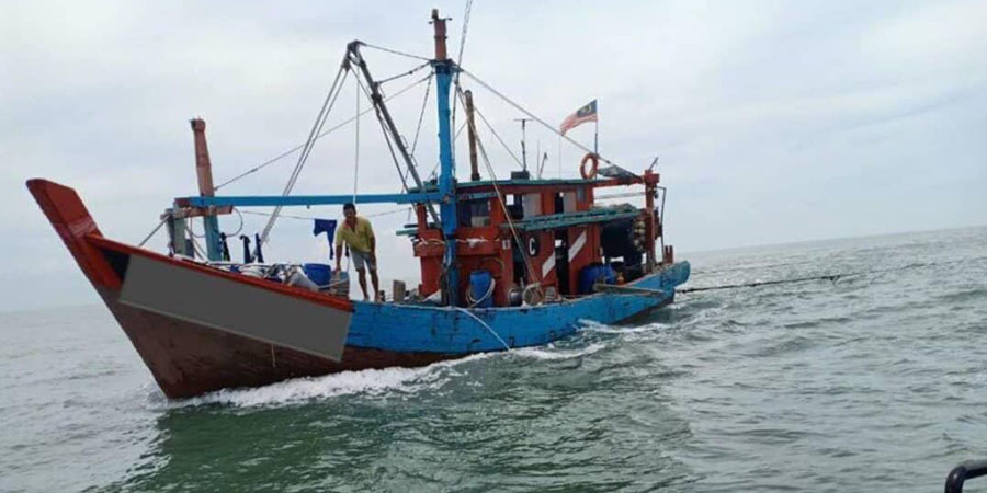 တရားမဝင် မလေးရှား ငါးဖမ်းသင်္ဘောပေါ်မှ မြန်မာလုပ်သား ၁ ဦး ထွက်ပြေးလွတ်မြောက်