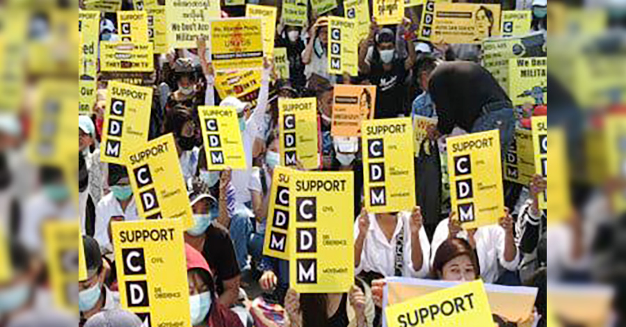 CDM အကူအညီပေးရေး အသင်းအဖွဲ့တခု ဖွဲ့စည်းရန် ကြိုးပမ်းနေ 