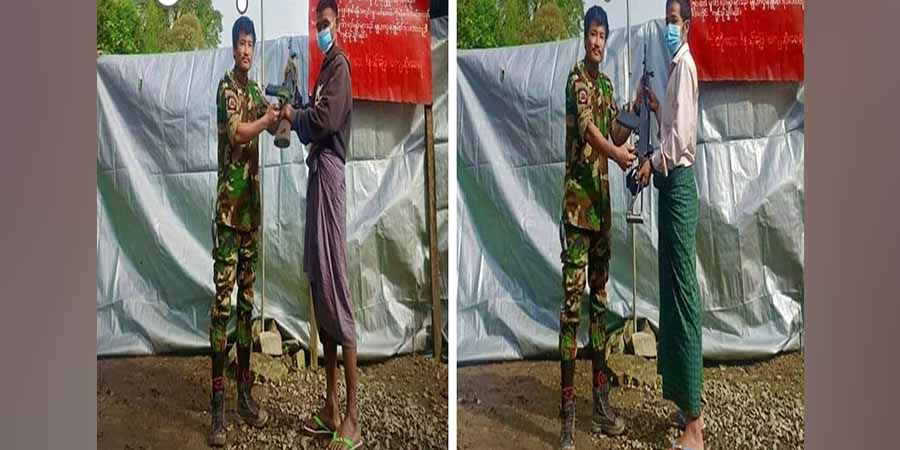 စစ်ကောင်စီ တပ်ကြပ် ၂ ဦး CDF မတူပီထံ လက်နက်များနှင့် အလင်းဝင်