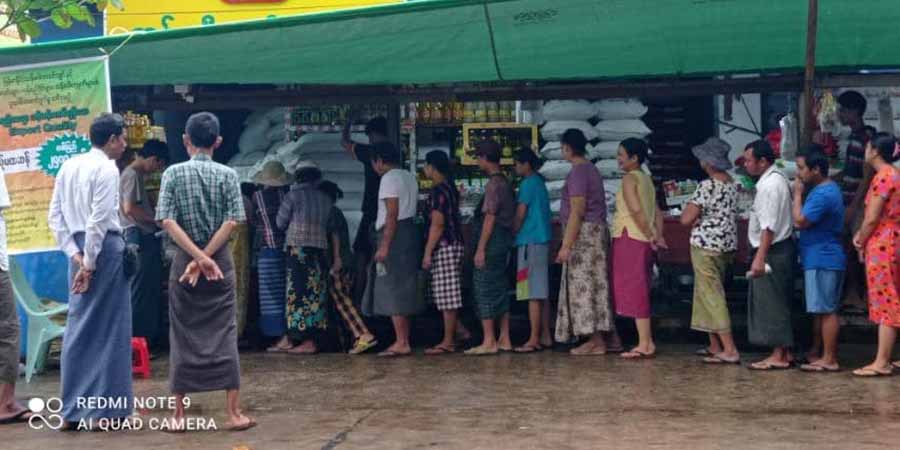 ဧည့်မထဆန် ရောင်းပေးနေသည့်ဆိုင်များ အရှုံးပေါ်နေ