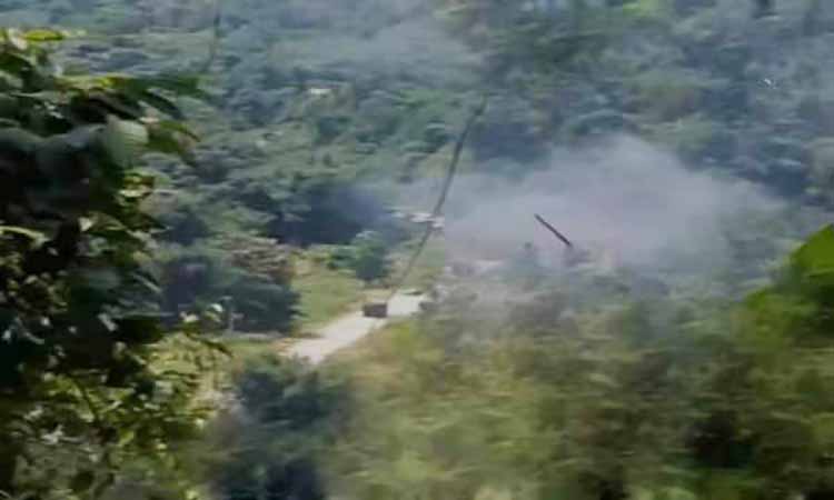 ဗန်းမော်ခရိုင်တွင် စစ်​ကောင်စီယာဥ်တန်းကို ကေအိုင်အေက ကြားဖြတ်တိုက်ခိုက်
