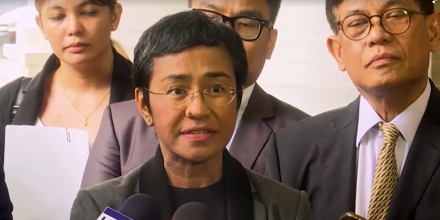 နိုဘယ်လ်ဆုရှင် ဖိလစ်ပိုင်ဂျာနယ်လစ် မာရီယာရက်ဆာ အခွန်လိမ်လည်မှုမှ တရားသေလွတ်