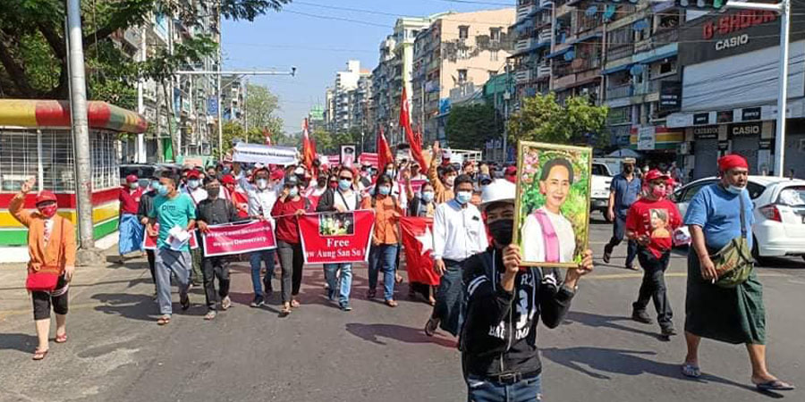 ဒေါ်အောင်ဆန်းစုကြည်၏ အသက်အန္တရာယ် ထိခိုက်မှုဖြစ်ပေါ်လာပါက စစ်ကောင်စီတွင် လုံးဝတာဝန်ရှိဟု အန်အယ်လ်ဒီ ကြေညာ