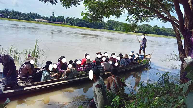 လေကြောင်းတိုက်ခိုက်မှုကြောင့် ညောင်လေးပင်ခရိုင်က ပြည်သူ ၅၃၀၀ ခန့် ထွက်ပြေးနေရ