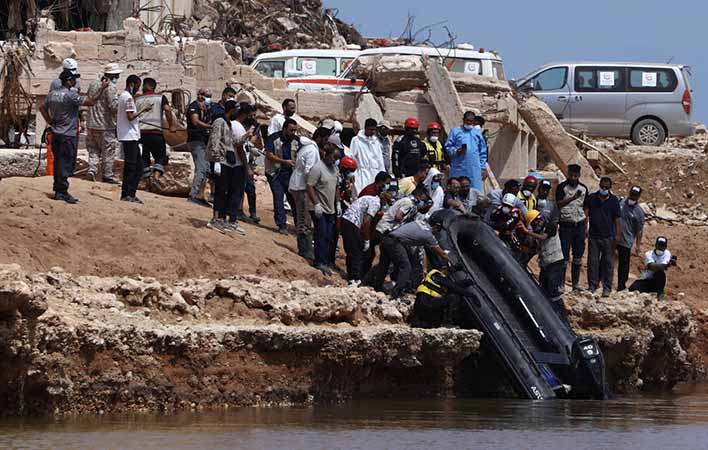 လစ်ဗျားတွင် ရေကြီးမှုကြောင့် သေဆုံးသူဦးရေ  ၁၁,၃၀၀ ထိ မြင့်တက်