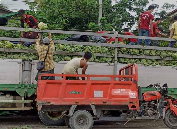 ဂေါ်ဖီထုပ်အဝယ်မရှိဘဲ စျေးကျနေ