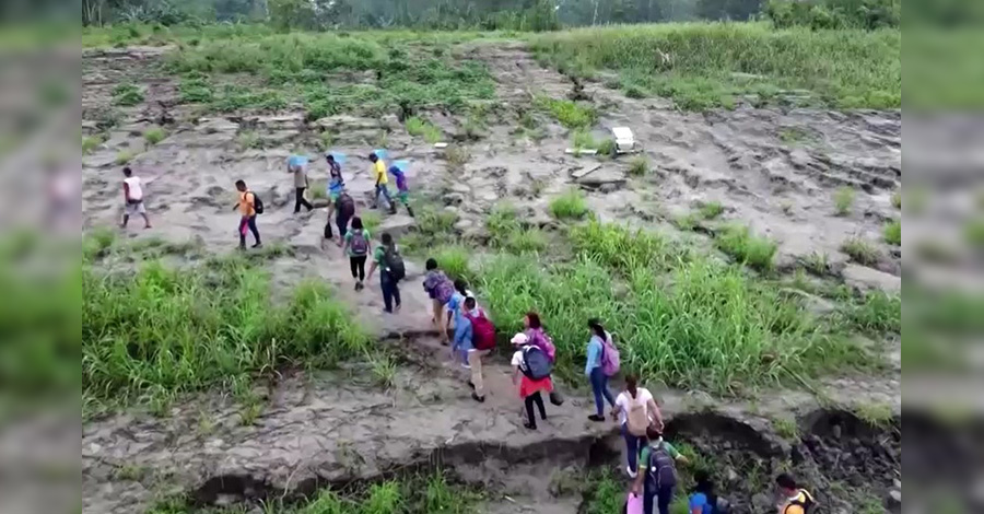 ဘရာဇီးတွင် အဆိုးရွားဆုံး မိုးခေါင်ရေရှားပြီး မြစ်ရေခန်းလာ  