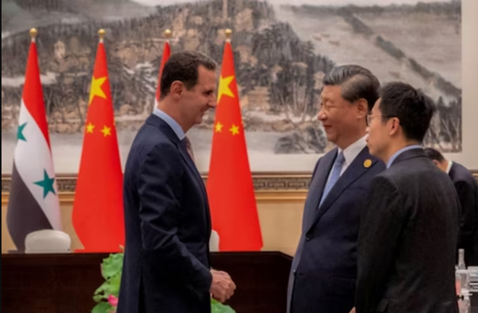 တရုတ်သမ္မတနှင့် ဆီးရီးယားသမ္မတတို့ တွေ့ဆုံ