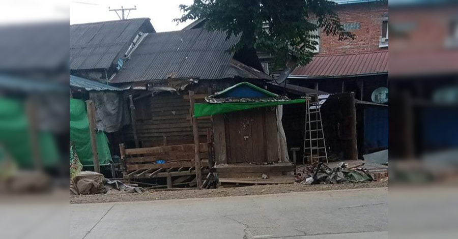 တောင်ကုတ်တွင် နေအိမ်နှင့် စျေးဆိုင်ခန်းအချို့ကို စစ်ကောင်စီက ဖယ်ရှားခိုင်း