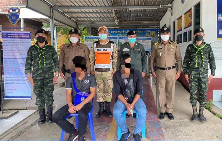 မဲဆောက်တွင် တရားမဝင်မြန်မာနိုင်ငံသား ၃ ဦး ဖမ်းဆီးခံရ