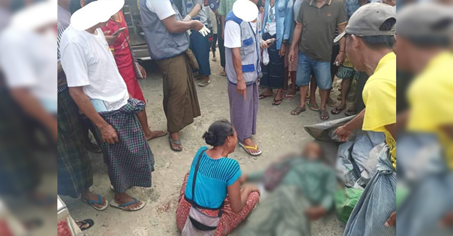 ဖားကန့်တွင် အရပ်သားဈေးသည် ၁ ဦး ပစ်သတ်ခံရ